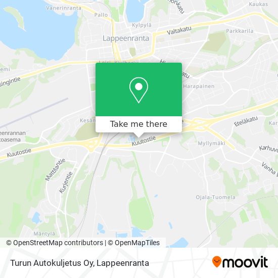 Turun Autokuljetus Oy map