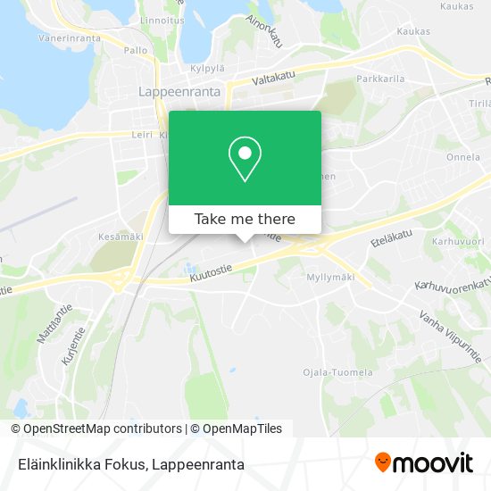 Eläinklinikka Fokus map
