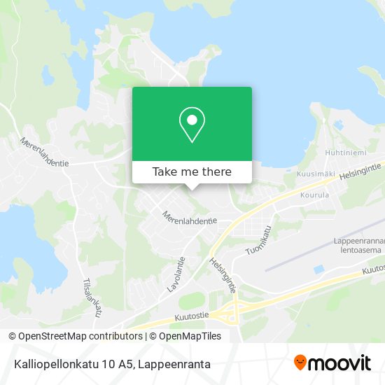Kalliopellonkatu 10 A5 map