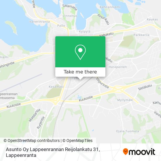 Asunto Oy Lappeenrannan Reijolankatu 31 map