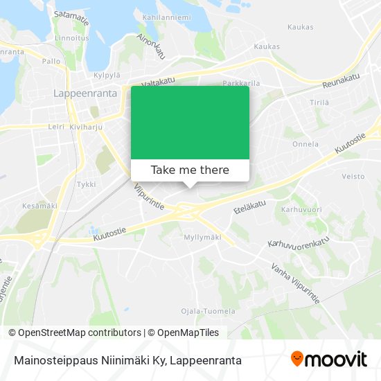 Mainosteippaus Niinimäki Ky map