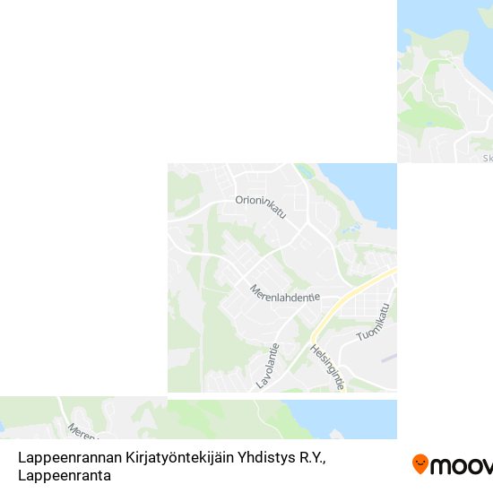 Lappeenrannan Kirjatyöntekijäin Yhdistys R.Y. map