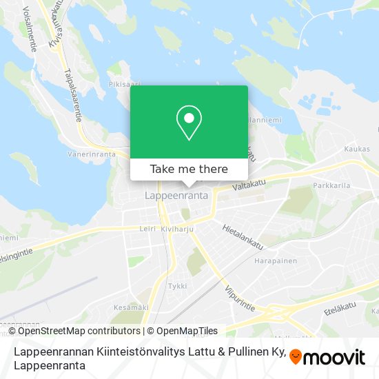 Lappeenrannan Kiinteistönvalitys Lattu & Pullinen Ky map