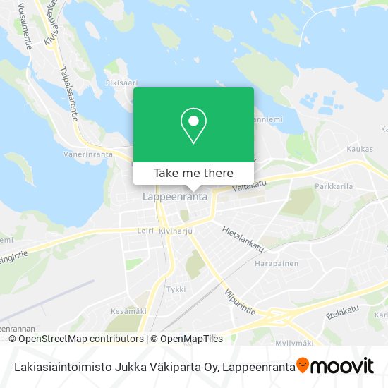 Lakiasiaintoimisto Jukka Väkiparta Oy map