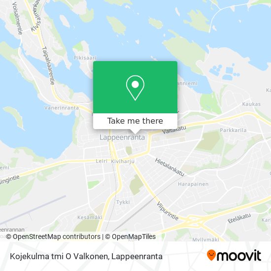 Kojekulma tmi O Valkonen map