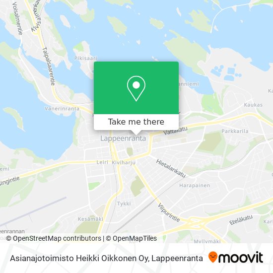 Asianajotoimisto Heikki Oikkonen Oy map