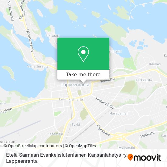 Etelä-Saimaan Evankelisluterilainen Kansanlähetys ry map