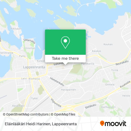 Eläinlääkäri Heidi Harinen map