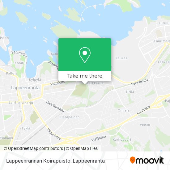 Lappeenrannan Koirapuisto map