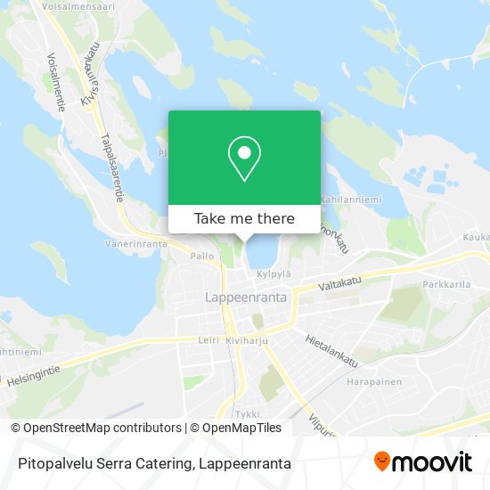 Pitopalvelu Serra Catering map