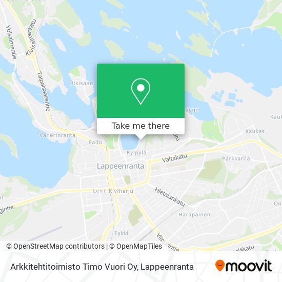 Arkkitehtitoimisto Timo Vuori Oy map