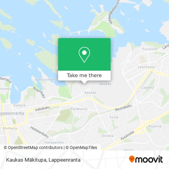 Kaukas Mäkitupa map