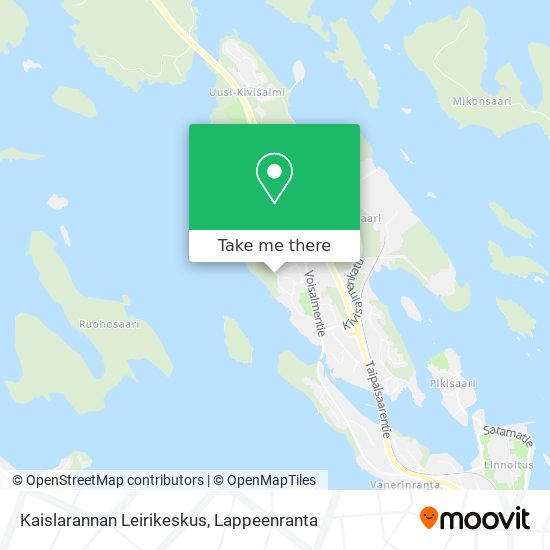 Kaislarannan Leirikeskus map