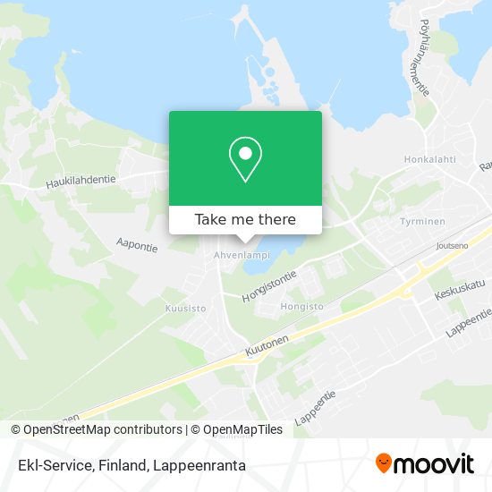 Ekl-Service, Finland map