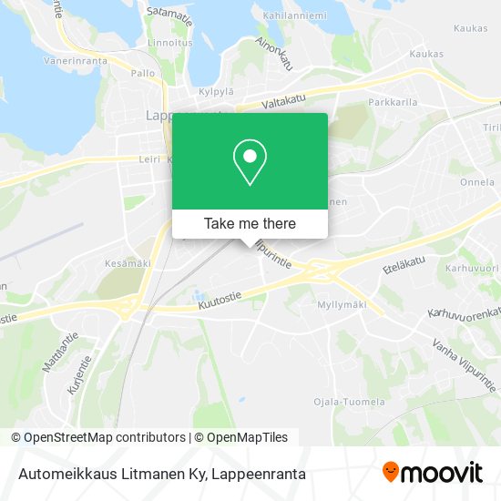 Automeikkaus Litmanen Ky map