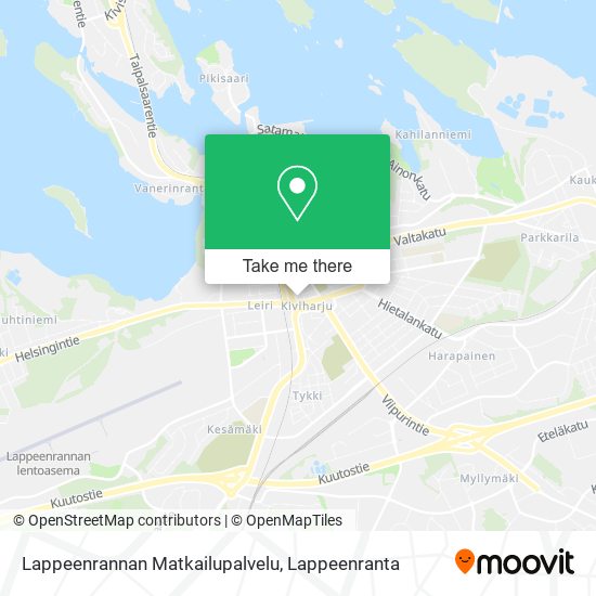 Lappeenrannan Matkailupalvelu map