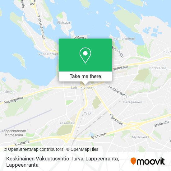 Keskinäinen Vakuutusyhtiö Turva, Lappeenranta map