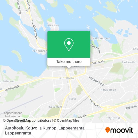Autokoulu Kouvo ja Kumpp. Lappeenranta map