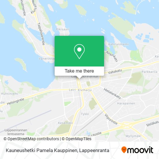 Kauneushetki Pamela Kauppinen map