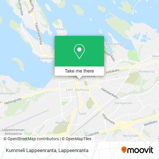 Kummeli Lappeenranta map