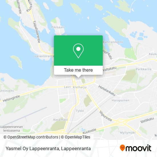 Yasmel Oy Lappeenranta map