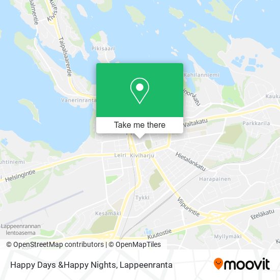 Happy Days &Happy Nights map