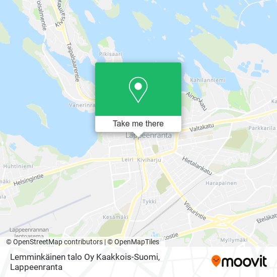 Lemminkäinen talo Oy Kaakkois-Suomi map