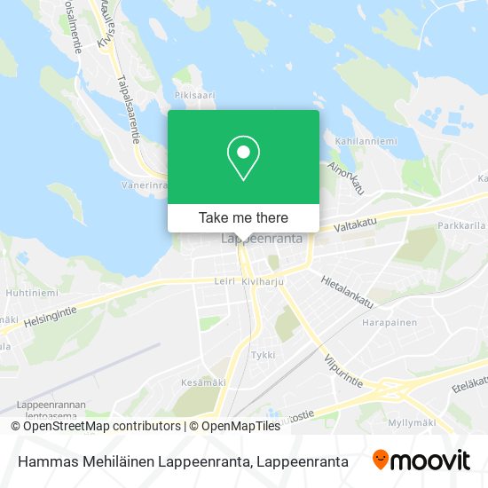 Hammas Mehiläinen Lappeenranta map