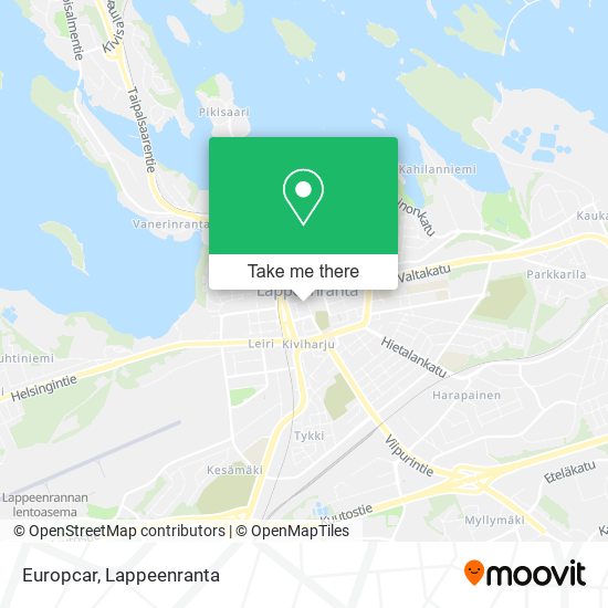 Europcar map