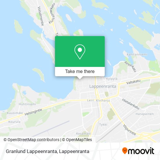 Granlund Lappeenranta map