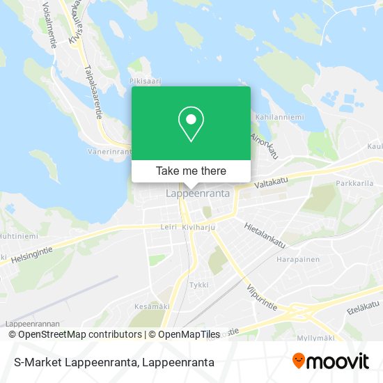 S-Market Lappeenranta map