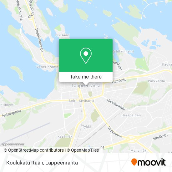 Koulukatu Itään map