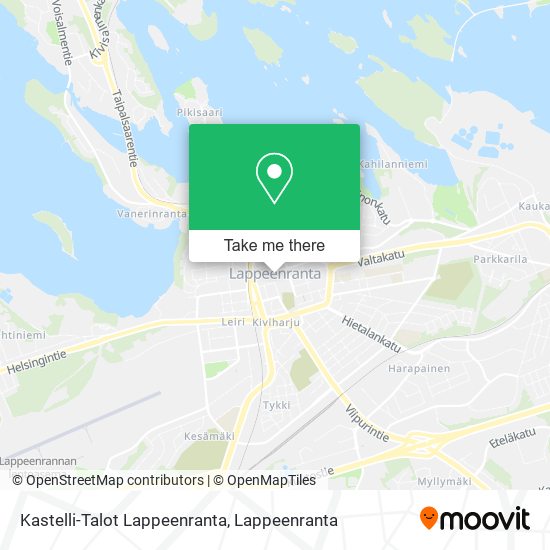 Kastelli-Talot Lappeenranta map