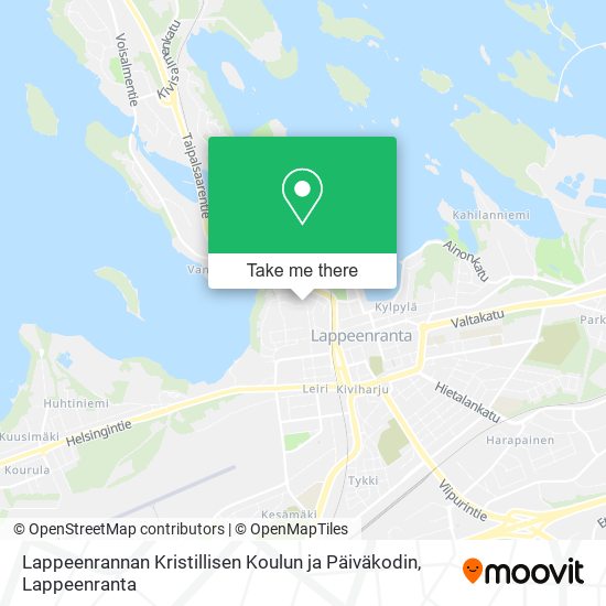 Lappeenrannan Kristillisen Koulun ja Päiväkodin map