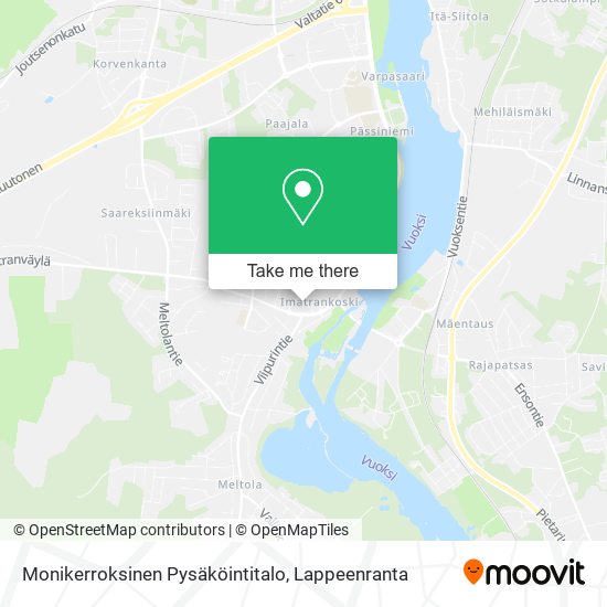 Monikerroksinen Pysäköintitalo map