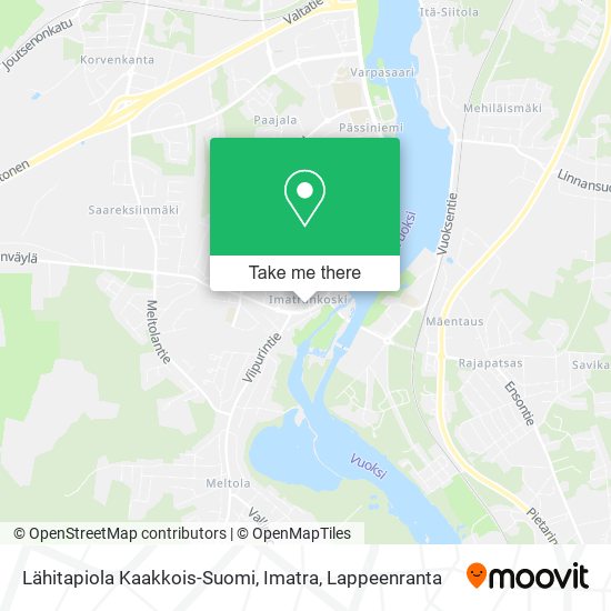 Lähitapiola Kaakkois-Suomi, Imatra map