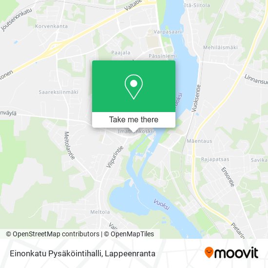 Einonkatu Pysäköintihalli map