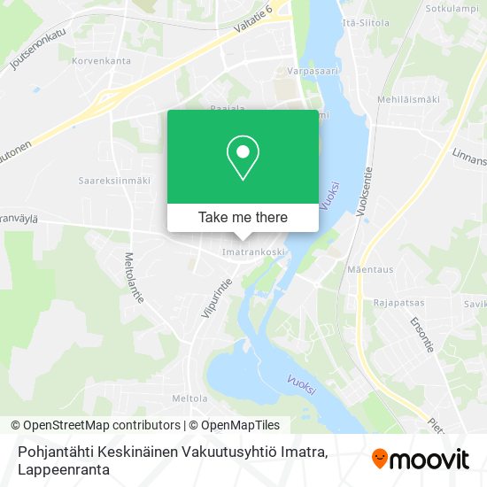 Pohjantähti Keskinäinen Vakuutusyhtiö Imatra map