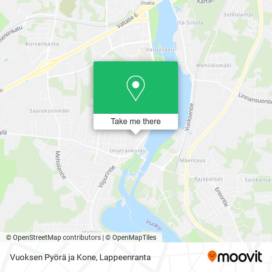 Vuoksen Pyörä ja Kone map