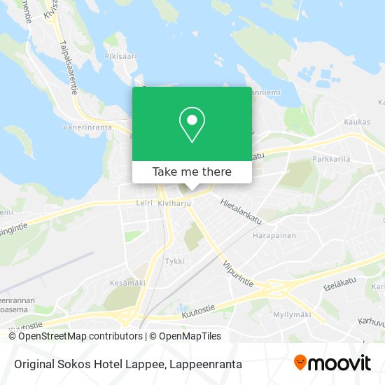 Original Sokos Hotel Lappee map