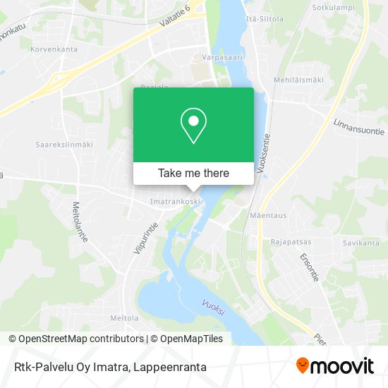 Rtk-Palvelu Oy Imatra map