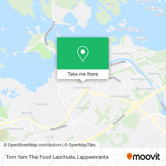 Tom Yam Thai Food Lauritsala map