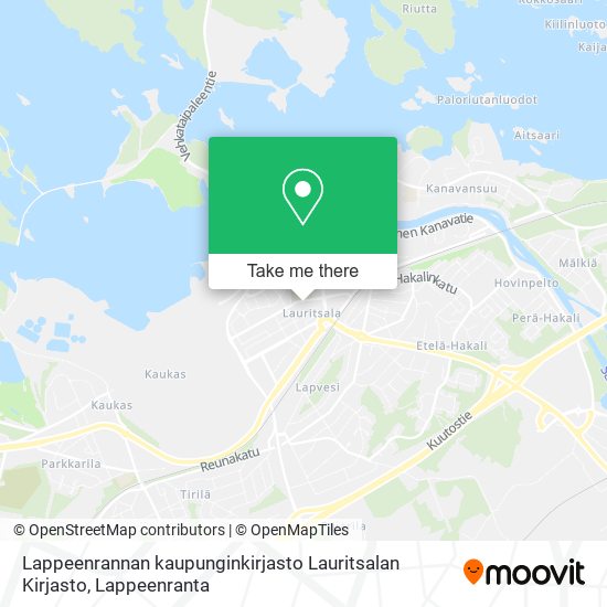 Lappeenrannan kaupunginkirjasto Lauritsalan Kirjasto map