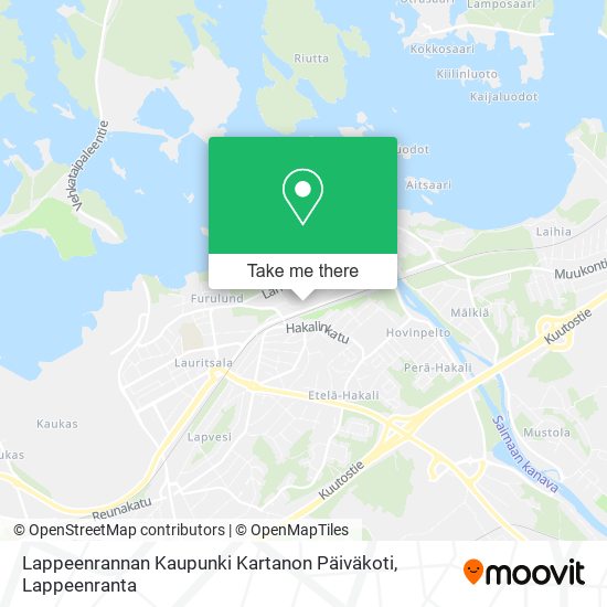 Lappeenrannan Kaupunki Kartanon Päiväkoti map