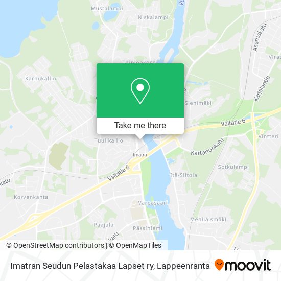 Imatran Seudun Pelastakaa Lapset ry map