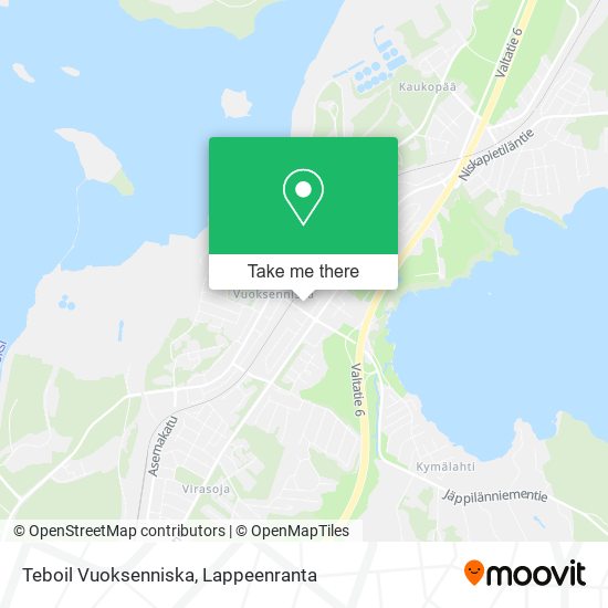 Teboil Vuoksenniska map