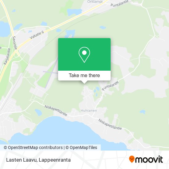 Lasten Laavu map