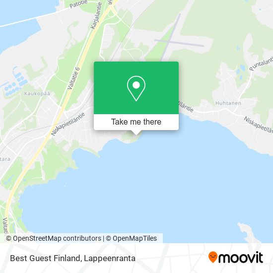 Best Guest Finland map