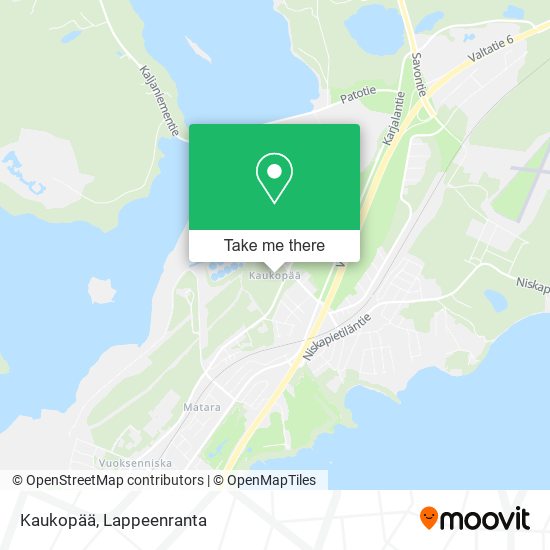 Kaukopää map