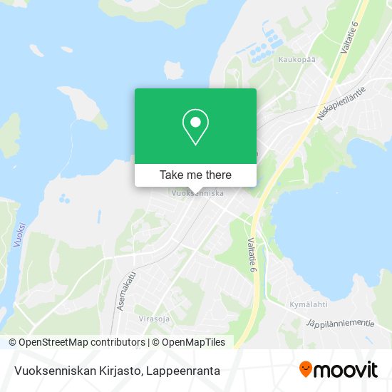 Vuoksenniskan Kirjasto map